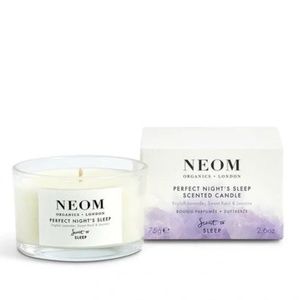 NEOM Perfect Night's Sleep Candle 75g Lavender, Basil, Jasmine Scented NEW BOX